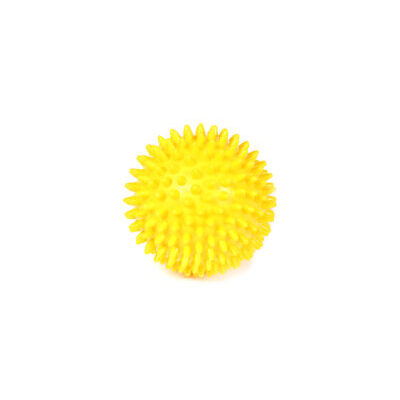 Massageball mit Noppen / PVC-Spitzen für die Muskeltherapie Ø 9 cm |   Jaune