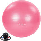 Gymnastikball mit Fusspumpe, 75 cm, pink