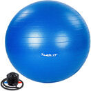 Gymnastikball 85 cm Blau mit Fusspumpe