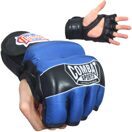 MMA Hybrid Fight Handschuhe blau XL