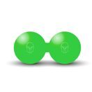 Doppelter Massageball aus Ebonit D:6cm Grün