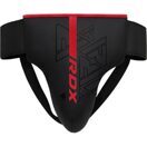 RDX Tiefschutz Boxing Rex F6 L schwarz/rot