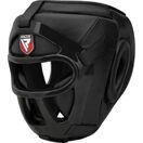 RDX T1F Kopfschutz schwarz S mit abnehmbarem Gesichtsschutzgitter