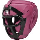 RDX T1F Kopfschutz pink L mit abnehmbarem Gesichtsschutzgitter