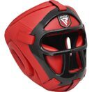 RDX T1F Kopfschutz rot S mit abnehmbarem Gesichtsschutzgitter