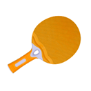 Gummi-Tischtennisschläger für Training und Wettkampf |   Orange