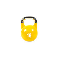 Gusseisen Wettbewerb Kettlebell mit lackiertem Logo | 16 kg