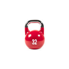 Gusseisen Wettbewerb Kettlebell mit lackiertem Logo | 32 kg