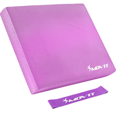Balance Pad Sitzkissen Pink mit Gymnastikband