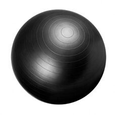 Gymnastikball Fitness Sitzball 55 cm SCHWARZ