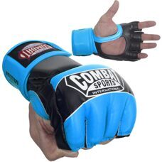 Pro Style MMA Handschuhe neonblau XL
