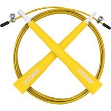 RDX C8 Verstellbares Springseil mit PVC Ummantelung gelb