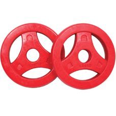 Tunturi Aerobic Disc Gewichtsscheiben 1.25 kg Paar Rot
