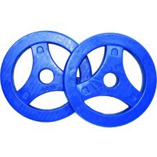 Tunturi Aerobic Disc Gewichtsscheiben 2.5 kg Paar Blau