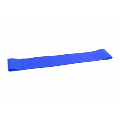 Mini-Widerstandsband « Loops » 60x5cm aus Latex |   Bleu
