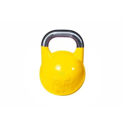 Wettkampf-Kettlebell aus Gusseisen mit eingelegtem Logo | 16 kg