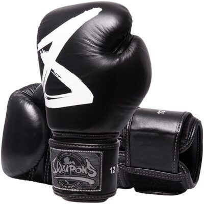 8 Weapons Boxing Handschuhe 10 Oz schwarz